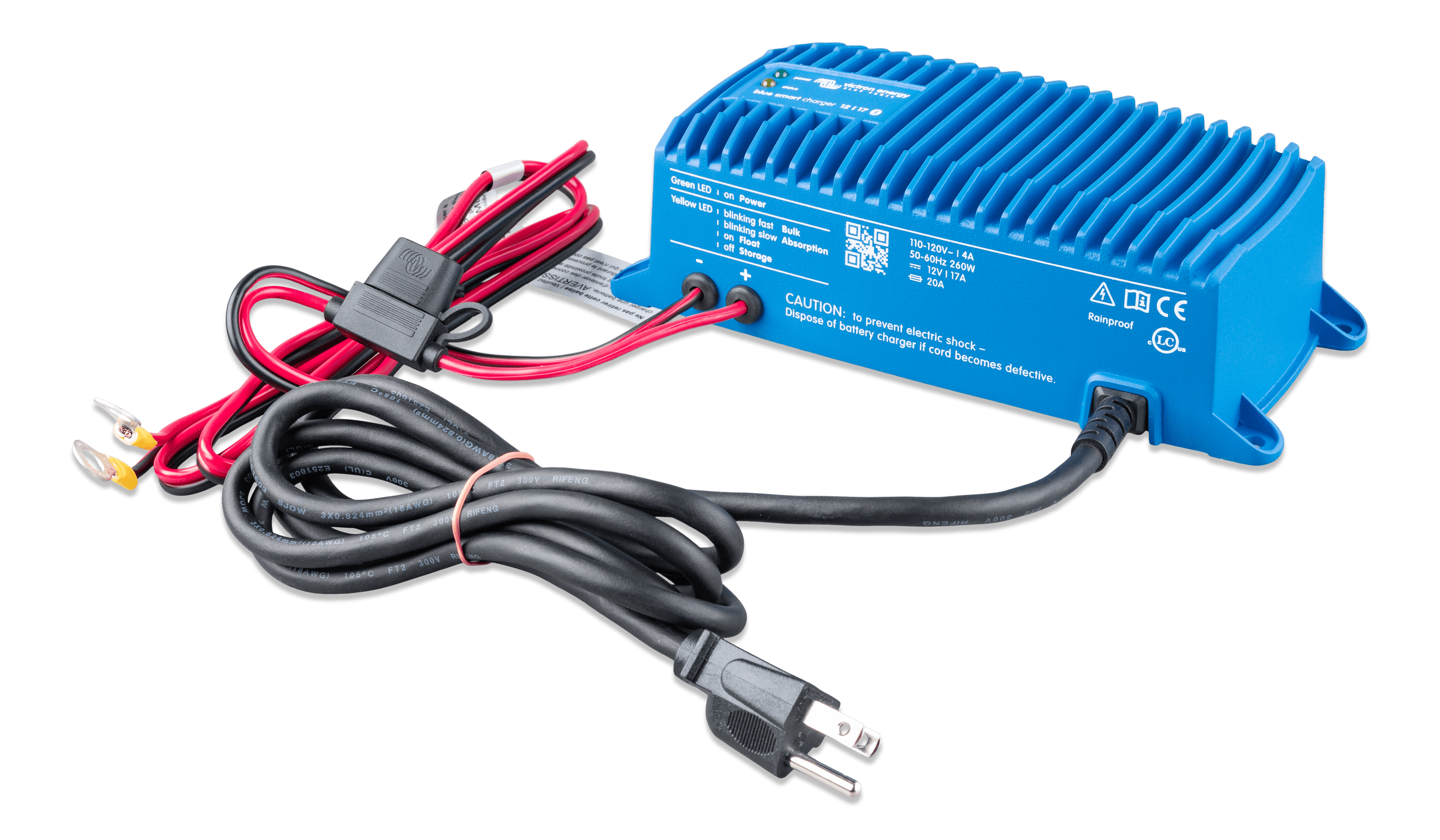 Blue Smart IP67 Charger 12/17(1) 120V NEMA 5-15 (left) thumbnail